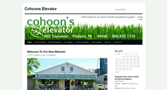 Desktop Screenshot of cohoonselevator.com